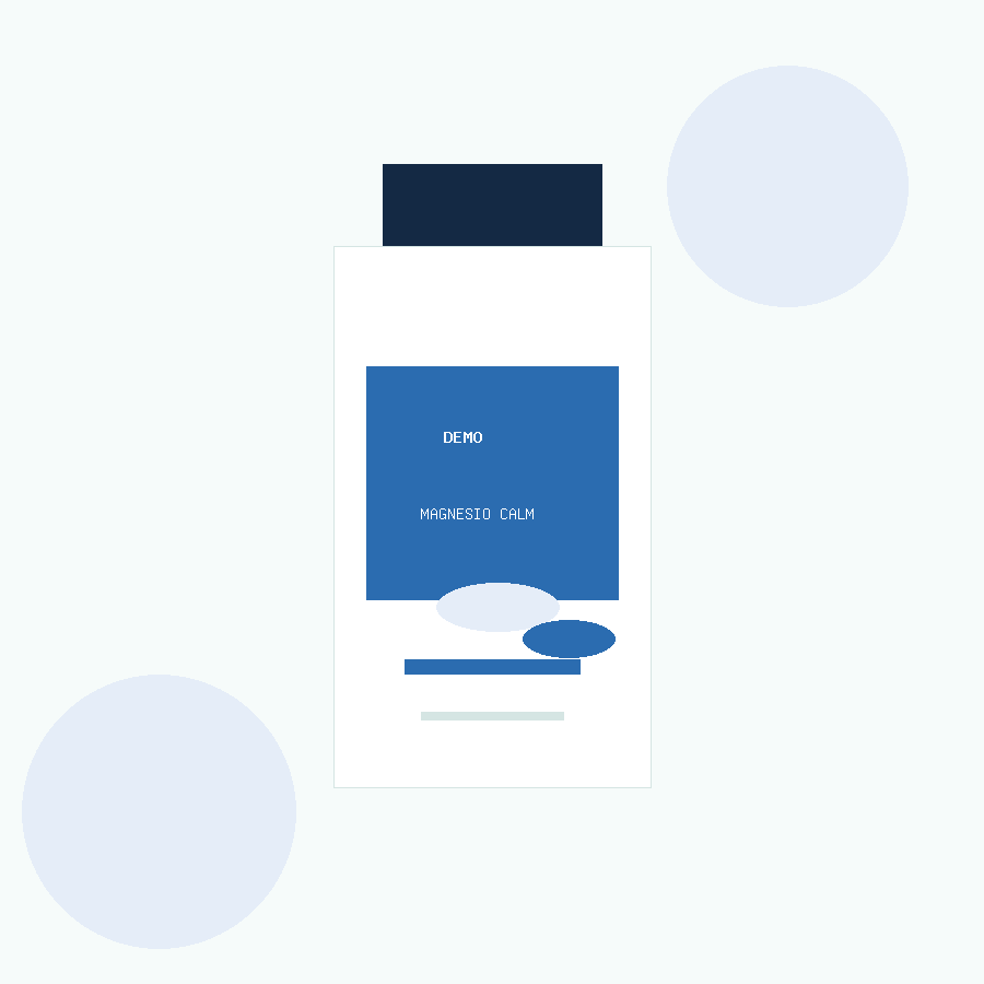 Демо опаковка на продукта Magnesio Calm Complex
